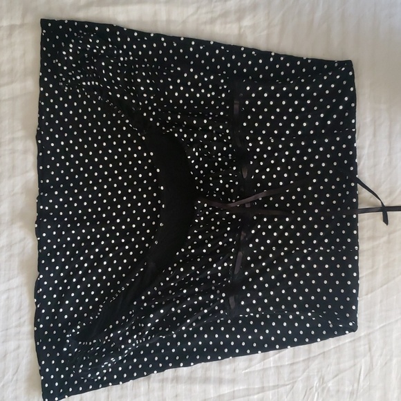 Polka-dot dress / black&white/ size S/M stretch confortable - Picture 7 of 7